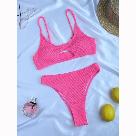 Bikini Cintura Alta Estilo Europeo para Mujer - Traje de Baño Moderno - Image 13