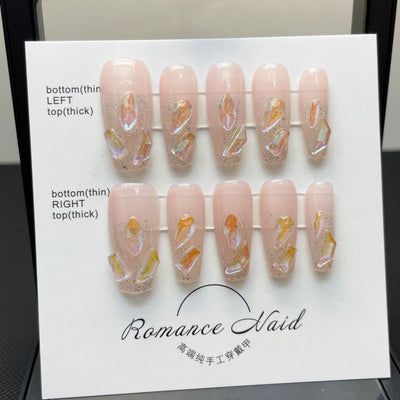 Uñas Postizas Removibles con Diseño Artístico - Image 36