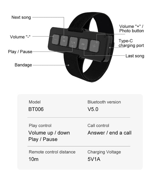 Control Remoto Bluetooth 5.0 para Moto y Auto - Responde Llamadas sin Soltar el Manillar - Image 17