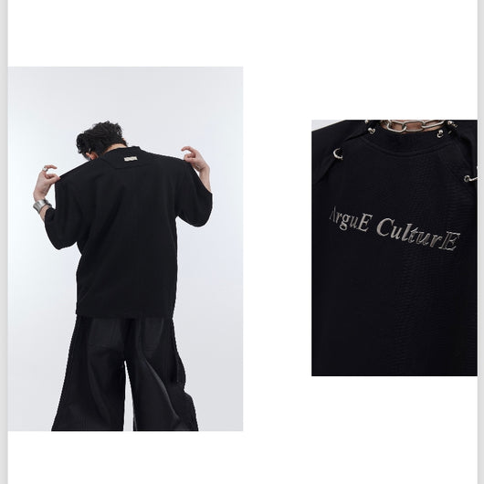 Blusa Manga Corta con Diseño Calado y Abertura Lateral - Image 13