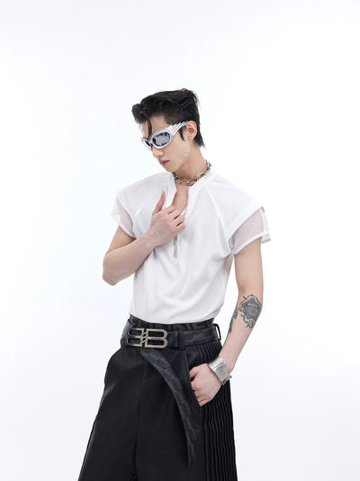 Camisa Liviana para Hombre con Detalles de Cierre Metálico - Image 11