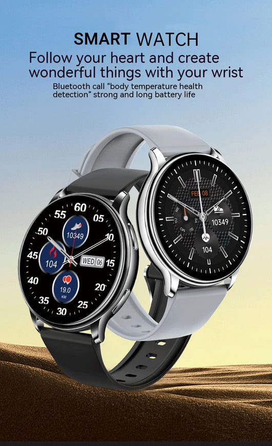 Reloj Inteligente Redondo con Llamadas Bluetooth y Monitoreo de Salud - Image 26