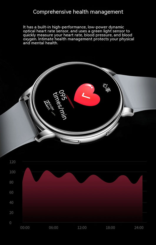 Reloj Inteligente Redondo con Llamadas Bluetooth y Monitoreo de Salud - Image 29