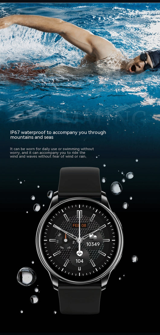 Reloj Inteligente Redondo con Llamadas Bluetooth y Monitoreo de Salud - Image 41