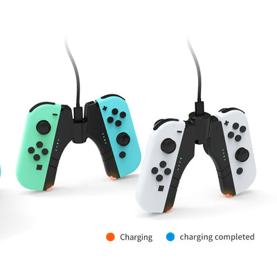 Cargador Múltiple 4 en 1 para Controles Nintendo Switch - Base de Carga Rápida - Image 44