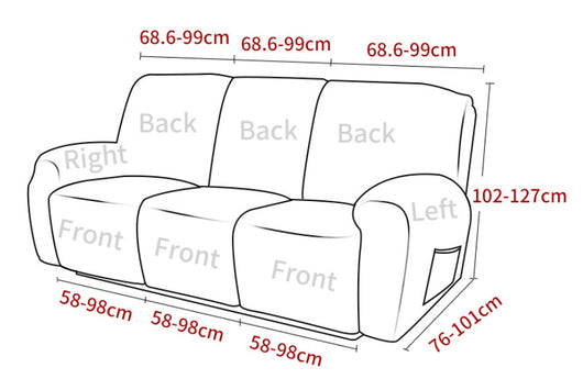 Funda Protectora para Sofá de 3 Cuerpos - Cobertura Completa - Image 25