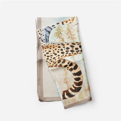 Pañuelo de Seda Estampado Minimalista - Elegancia Versátil - Image 44