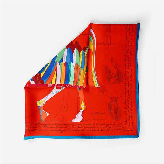 Pañuelo de Seda Estampado Minimalista - Elegancia Versátil - Image 52