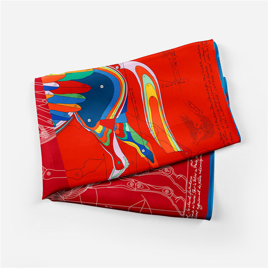 Pañuelo de Seda Estampado Minimalista - Elegancia Versátil - Image 54