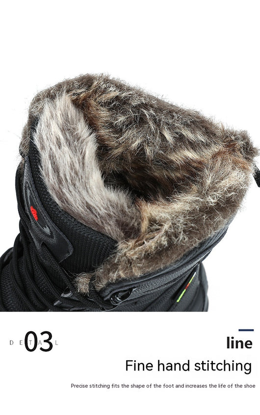 Botas de Invierno Forradas en Algodón con Forro Polar - Caña Alta Cálidas - Image 28