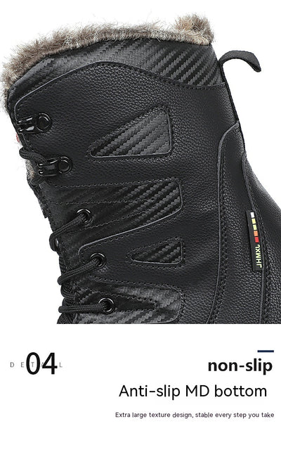 Botas de Invierno Forradas en Algodón con Forro Polar - Caña Alta Cálidas - Image 38