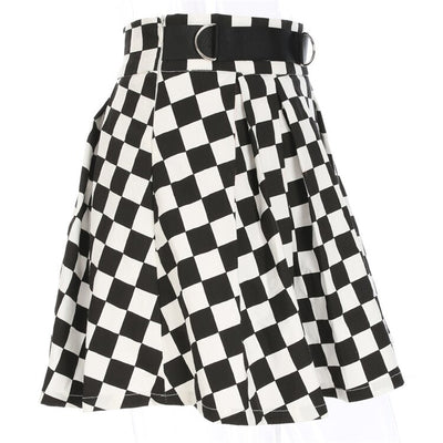 Falda de Cuadros Blanco y Negro - Image 16