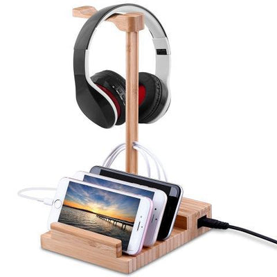 Soporte de Madera Maciza para Auriculares - Image 8