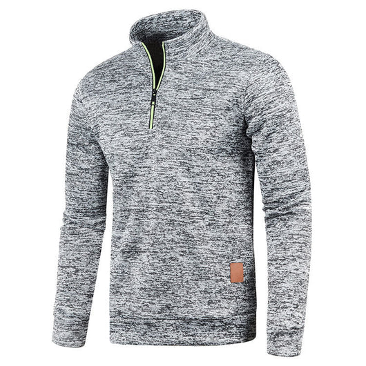 Suéter para Hombre con Cierre de Cremallera en el Cuello - Otoño e Invierno - Image 19
