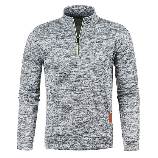 Suéter para Hombre con Cierre de Cremallera en el Cuello - Otoño e Invierno - Image 21