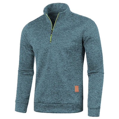 Suéter para Hombre con Cierre de Cremallera en el Cuello - Otoño e Invierno - Image 46