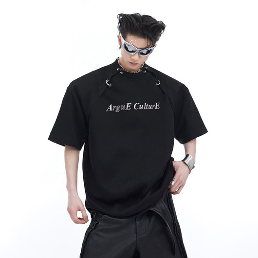 Blusa Manga Corta con Diseño Calado y Abertura Lateral - Image 18