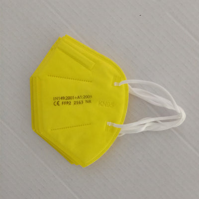 Stack of red KN95 protective masks with white ear loops, showing FFP2 certification and '10pcs' text. - Image 24