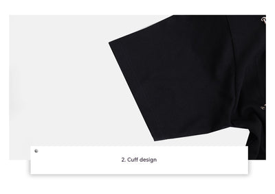 Camiseta Manga Corta con Detalles Metálicos y Hombreras Acolchadas para Hombre - Image 19