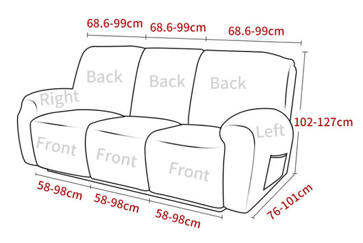 Funda Protectora para Sofá de 3 Cuerpos - Cobertura Completa - Image 32