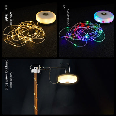 Linterna Camping Recargable 7 Colores con Luz Ambiental - Image 12