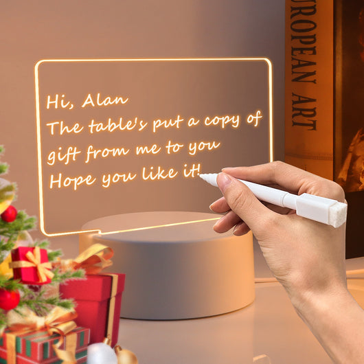Tablero Luminoso LED USB para Escritorio con Luz Nocturna y Escritura Manual - Image 15