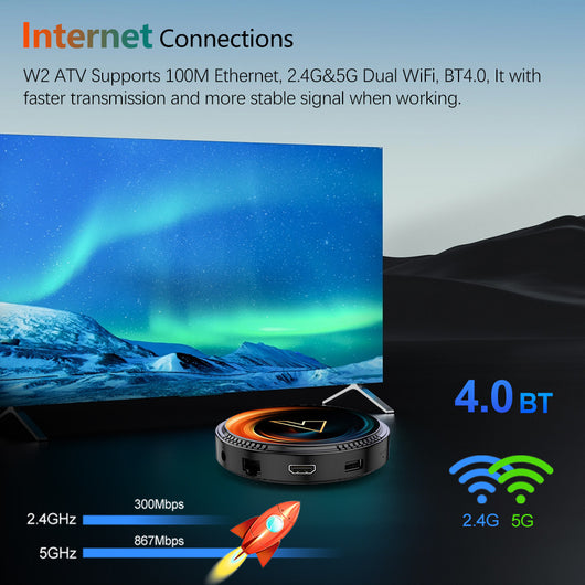 Caja Smart TV Box W2: Android 11 y Wifi Dual para Streaming 4K - Image 20