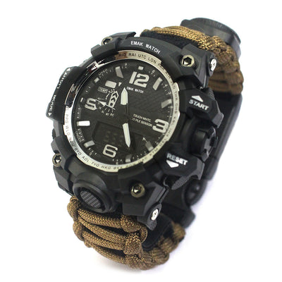 Reloj de Supervivencia Táctico Impermeable con Cordón Paracaídas - Image 22