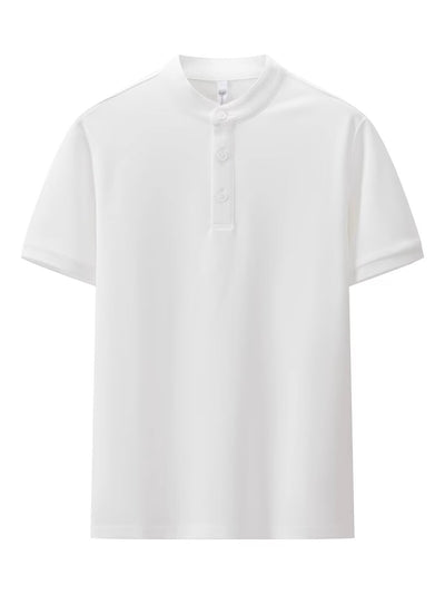 Playera Hueca Jacquard de Manga Corta para Hombre - Image 15