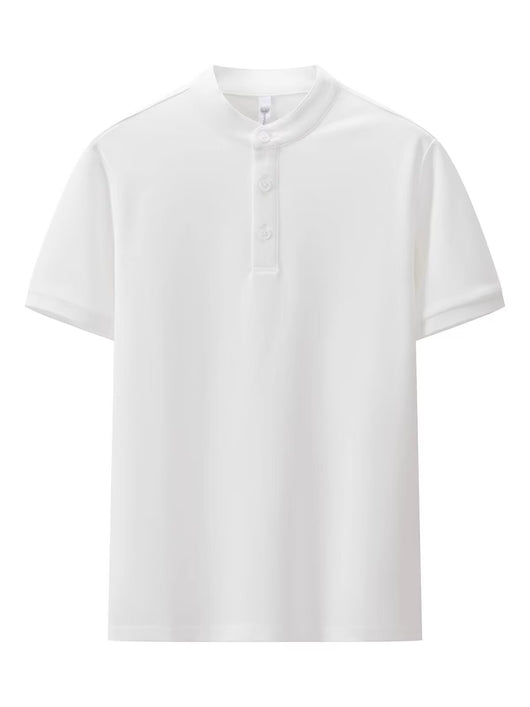 Playera Hueca Jacquard de Manga Corta para Hombre - Image 15