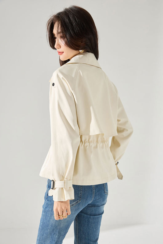 Gabardina Corta de Algodón Premium - Resistente a Arrugas - Image 13