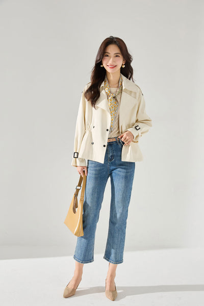 Gabardina Corta de Algodón Premium - Resistente a Arrugas - Image 15