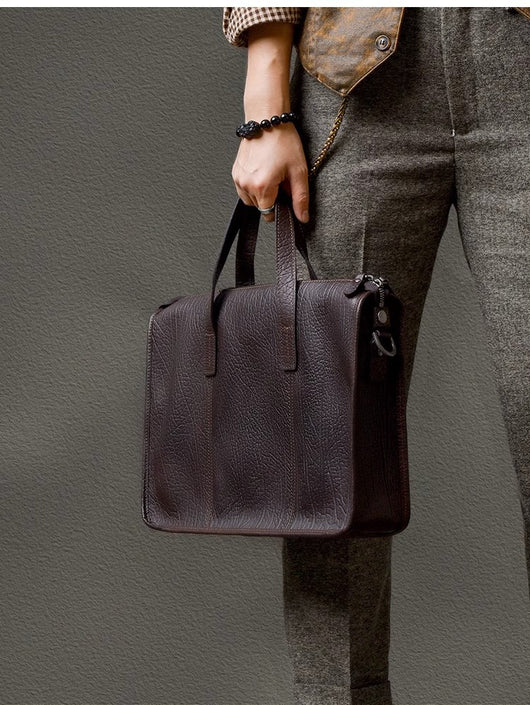 Bolso Ejecutivo de Cuero Grueso para Hombre - Image 35