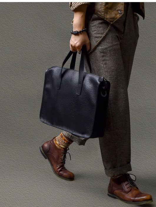 Bolso Ejecutivo de Cuero Grueso para Hombre - Image 37