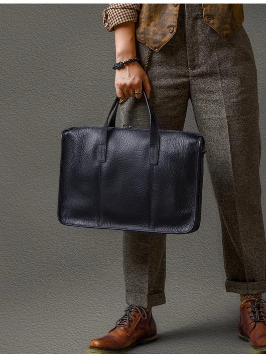 Bolso Ejecutivo de Cuero Grueso para Hombre - Image 39