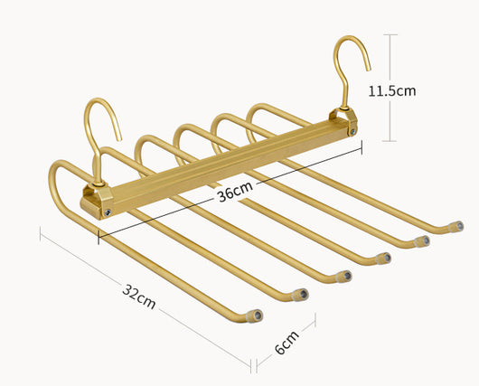 Perchero Multifuncional de Aluminio para Pantalones - Organizador Mágico de Ropa - Image 7
