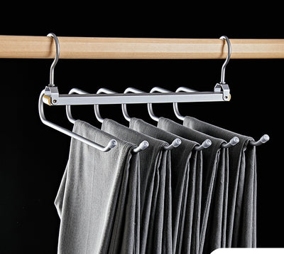 Perchero Multifuncional de Aluminio para Pantalones - Organizador Mágico de Ropa - Image 11