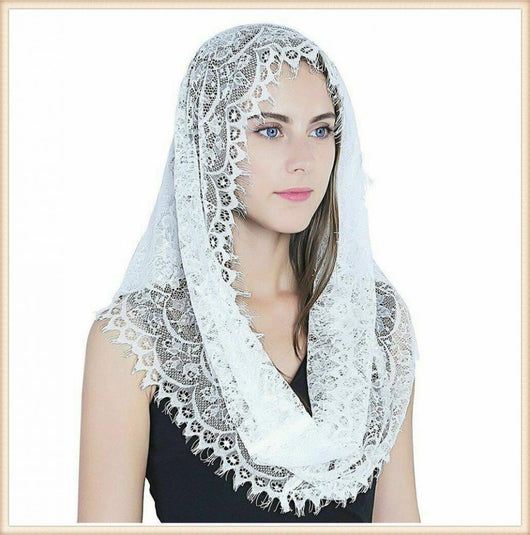 Velo Nupcial Vintage de Encaje para Novia - Tocado Elegante - Image 37