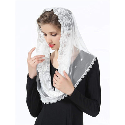 Velo Nupcial Vintage de Encaje para Novia - Tocado Elegante - Image 55