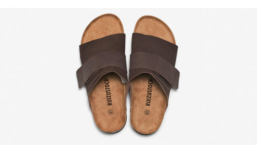 Sandalias de Pareja con Corcho y Cuero para Playa - Image 29