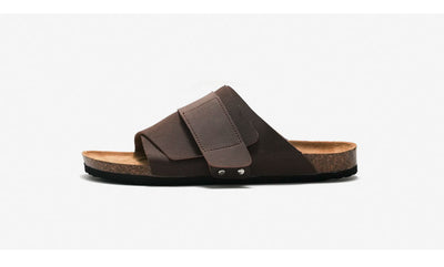 Sandalias de Pareja con Corcho y Cuero para Playa - Image 34