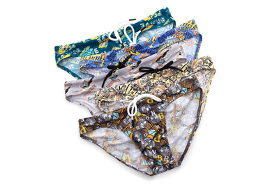Bóxer de Baño Estampado para Hombre en Nylon - Image 32