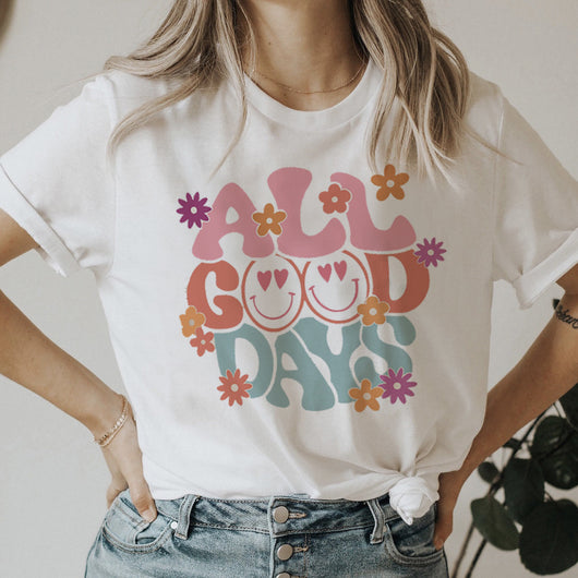 Playera Holgada con Letras Dulces - Cuello Redondo - Image 32