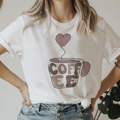 Playera Holgada con Letras Dulces - Cuello Redondo - Image 34