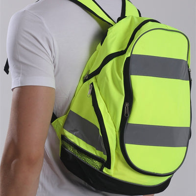 Mochila Reflectante Deportiva de Doble Compartimento para Aventuras Nocturnas - Image 17