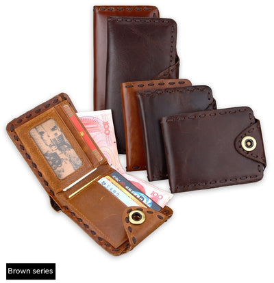 Billetera de Cuero Genuino Primera Capa para Hombre - Estilo Vintage - Image 10