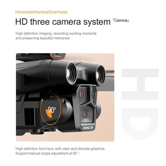 Dron S92 con Triple Cámara, Posicionamiento por Flujo Óptico y Control Remoto - Image 50