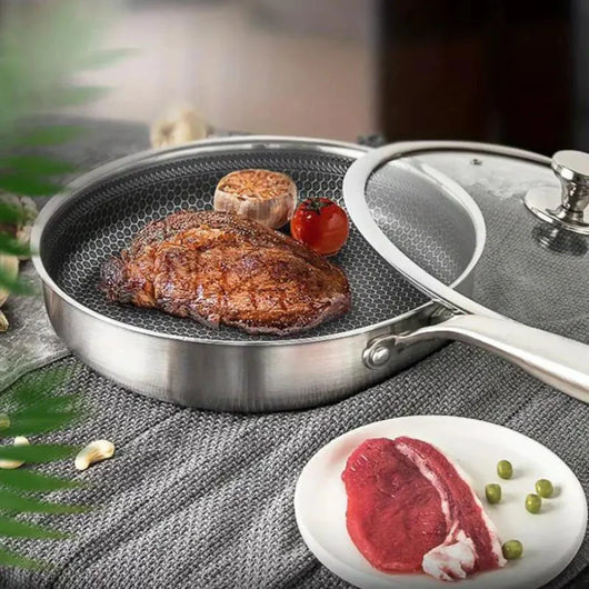 Sartén Wok Premium de Inducción con Revestimiento Antiadherente Panal - Image 8
