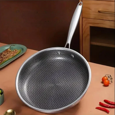 Sartén Wok Premium de Inducción con Revestimiento Antiadherente Panal - Image 9