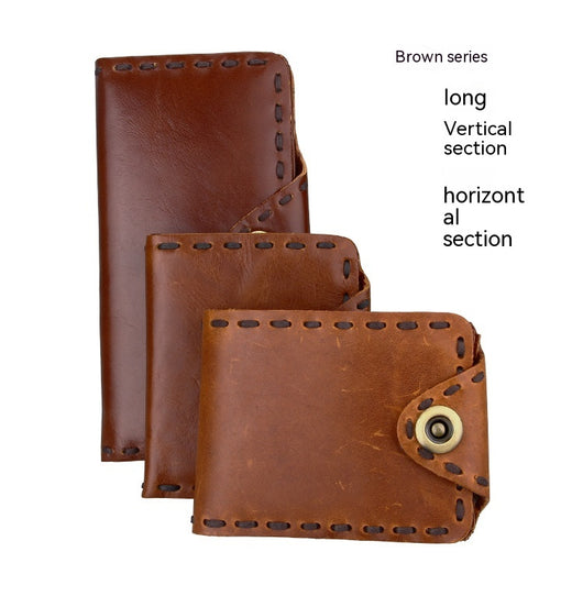 Billetera de Cuero Genuino Primera Capa para Hombre - Estilo Vintage - Image 18